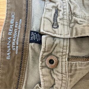 Banana Republic Straight Fit Khaki Pants